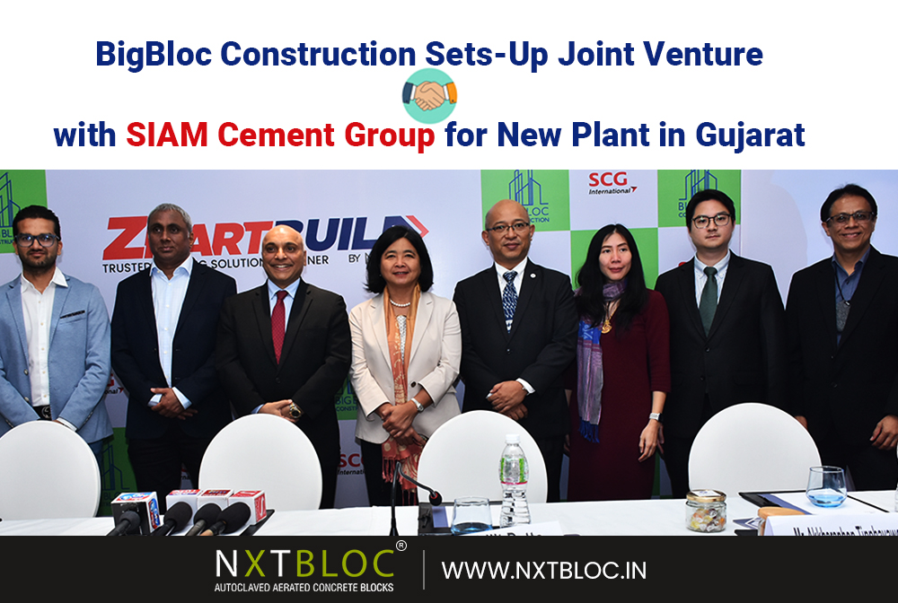 BigBloc Construction Sets-Up Joint Venture with SIAM Cement Group for New Plant in Gujarat