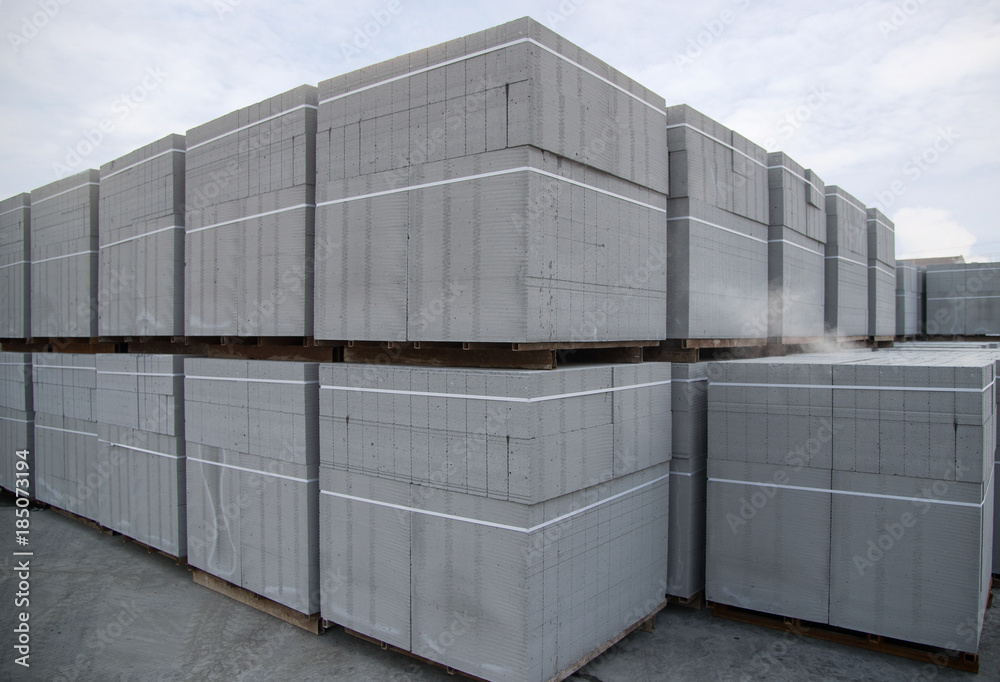 aerated concrete - aac block materials